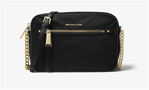 michael kors polly large nylon crossbody bag|Polly Large Nylon Crossbody Bag .